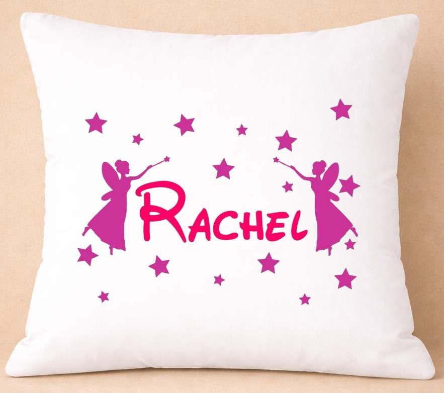 fairy, name, stars, personalised cushion cover fairy, name, stars, personalised cushion cover