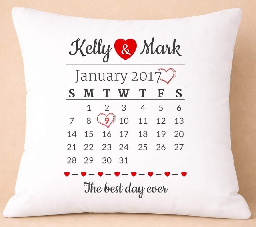 couple, best day ever, personalised cushion cover couple, best day ever, personalised cushion cover