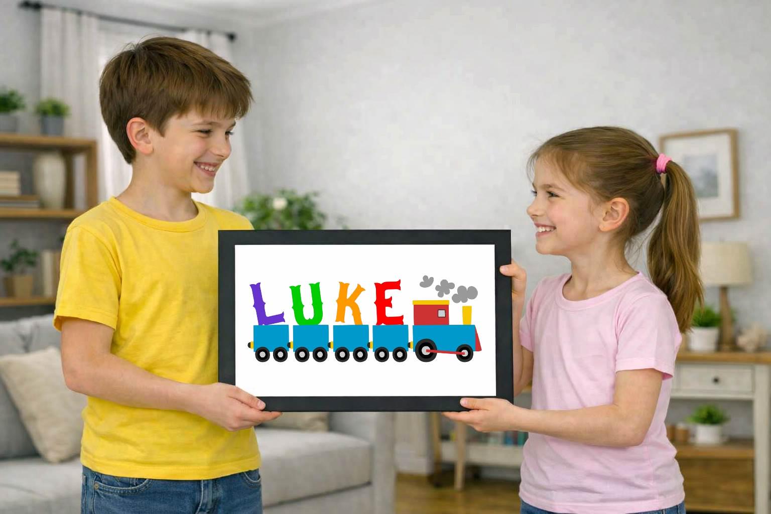 train name, personalised photo cover train name, personalised photo cover