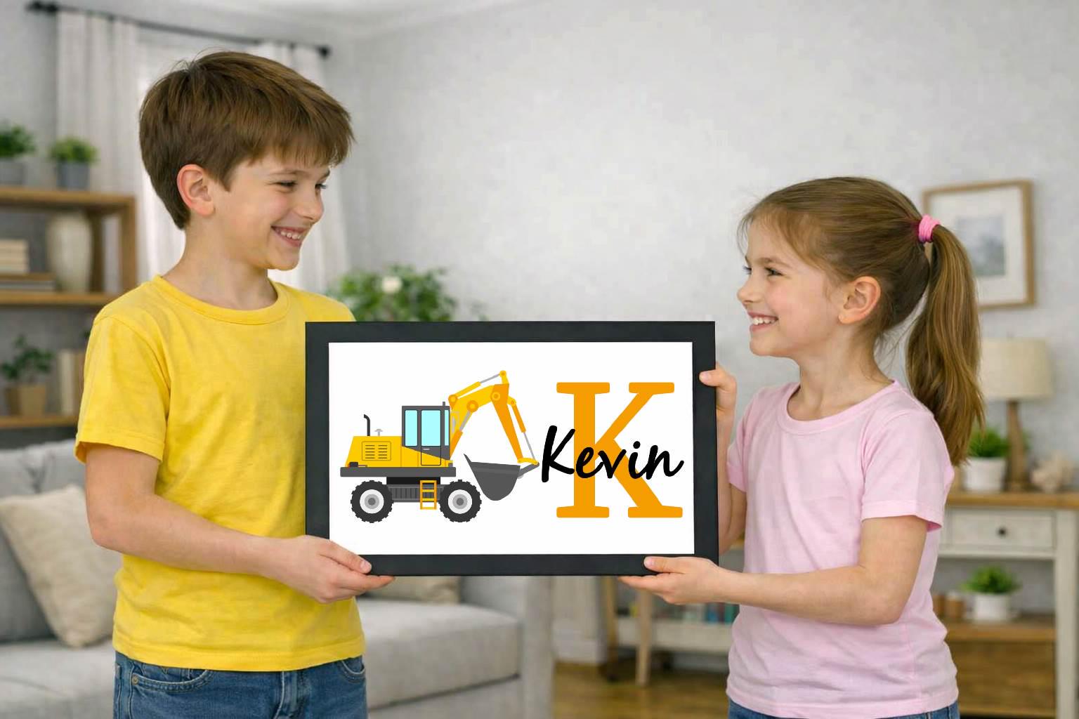 digger name, personalised photo cover digger name, personalised photo cover